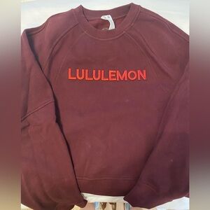 Lululemon Scuba Oversized Pullover *Wordmark in Garnet Size M/L